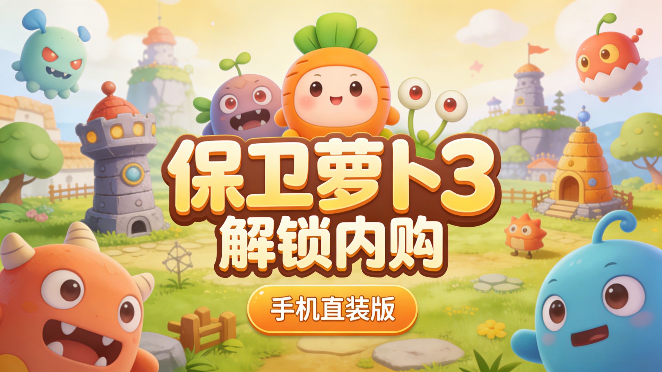 保卫萝卜手机版码头50(保卫萝卜码头50关攻略图解)-第1张图片-QuickQ官网